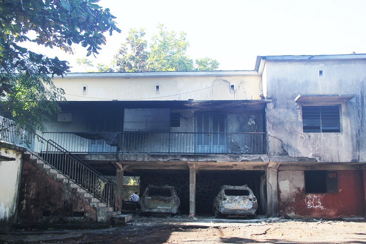 image Incendie à la Ceni  / Le gouvernement n’écarte aucune piste